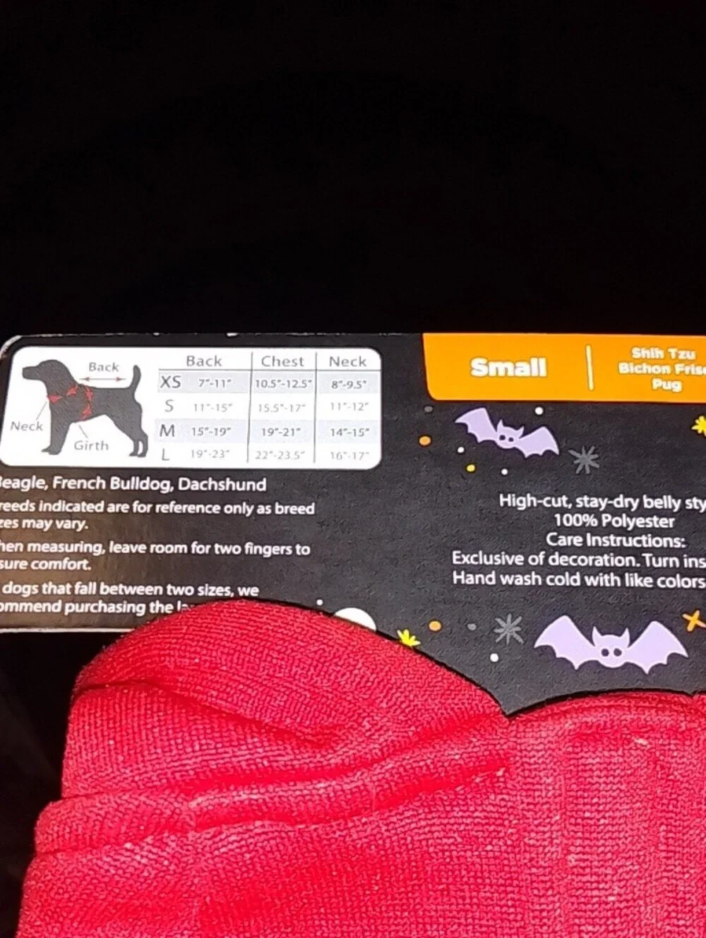 Pet Halloween Hoodie Costume - Red Devil Wings